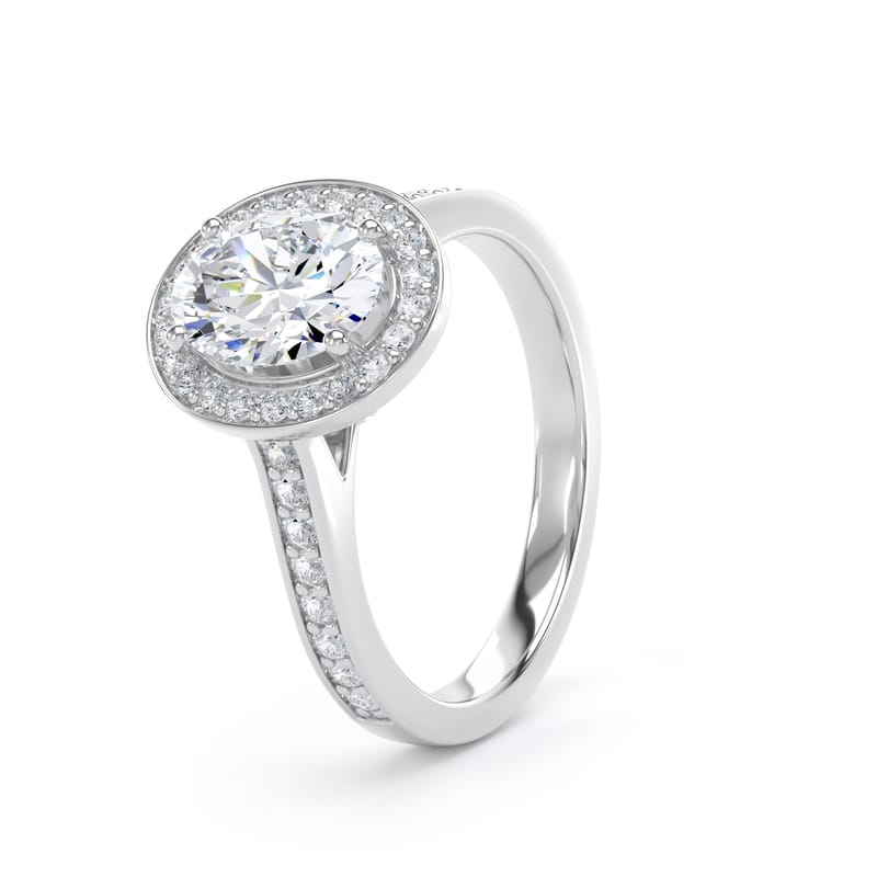 OHG01 Oval Engagement Ring