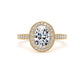 OHG01 Oval Engagement Ring