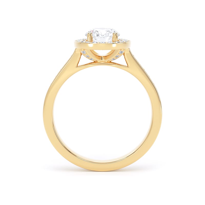 OHG01 Oval Engagement Ring
