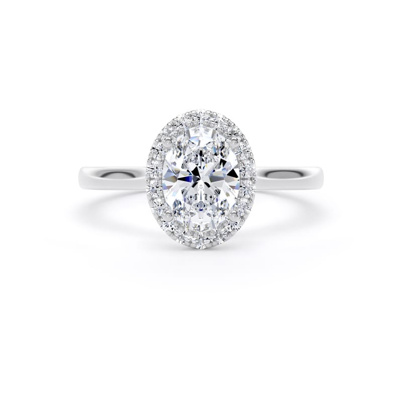 OHP02 Oval Engagement Ring