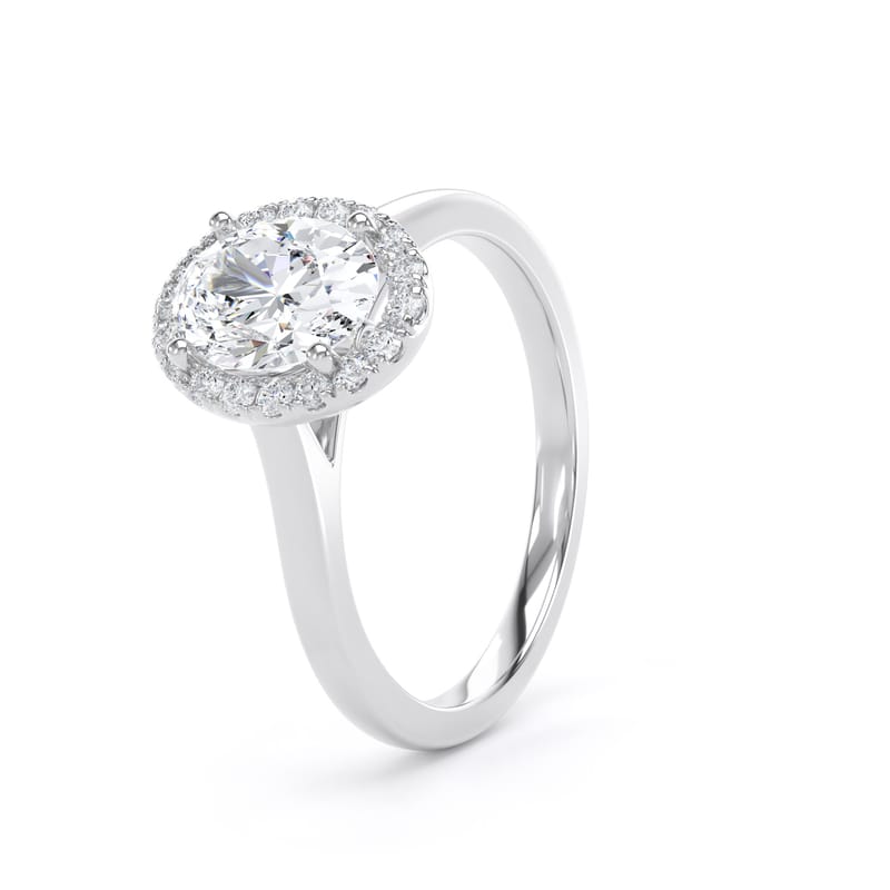 OHP02 Oval Engagement Ring