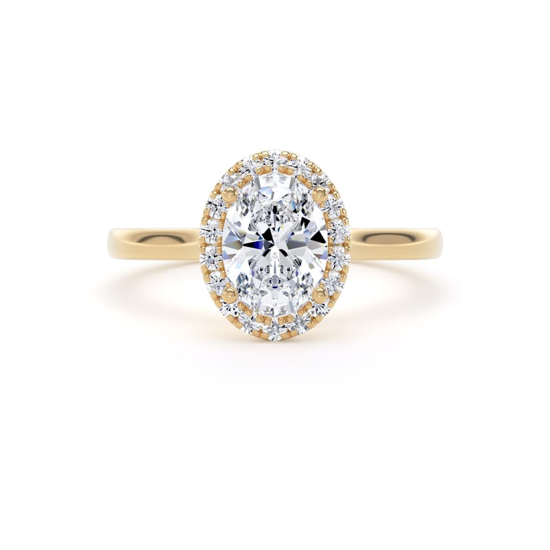 OHP02 Oval Engagement Ring