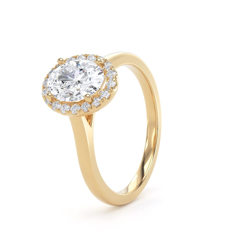 OHP02 Oval Engagement Ring