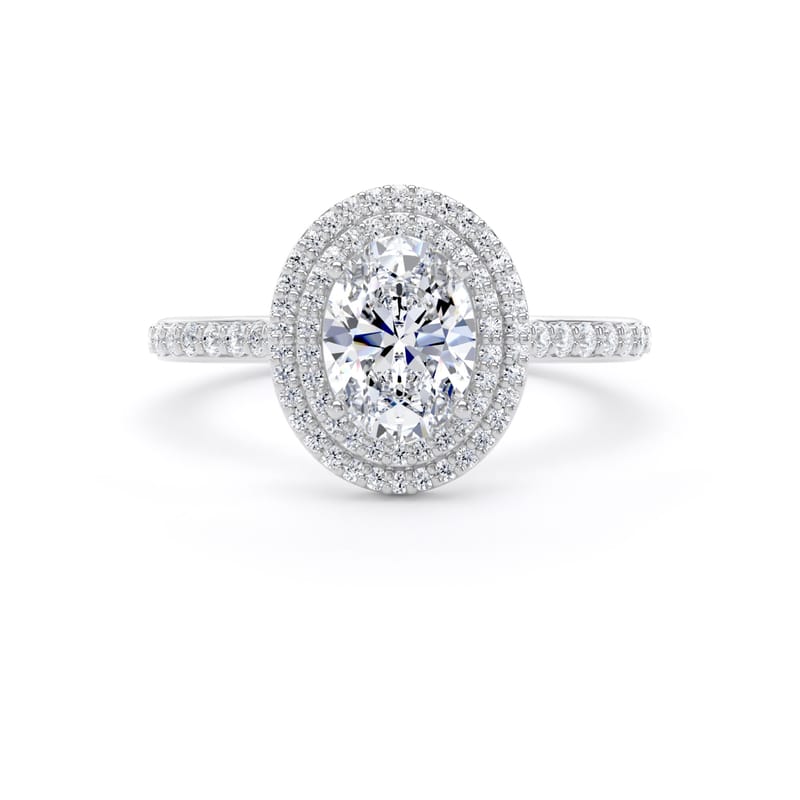 OHW02 Oval Engagement Ring