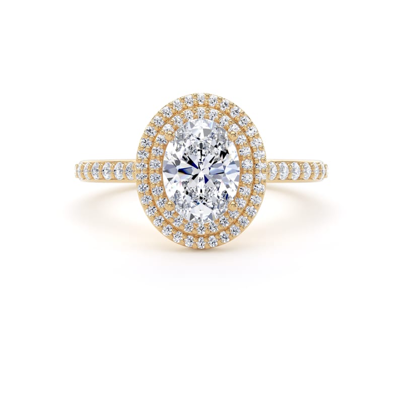 OHW02 Oval Engagement Ring