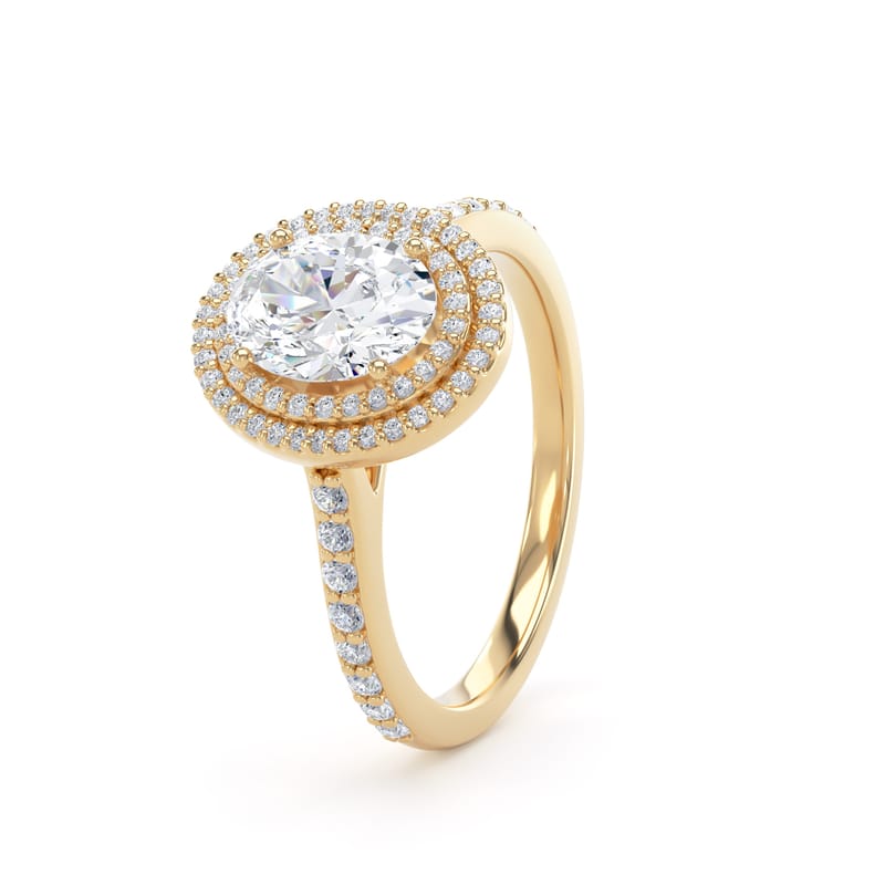 OHW02 Oval Engagement Ring