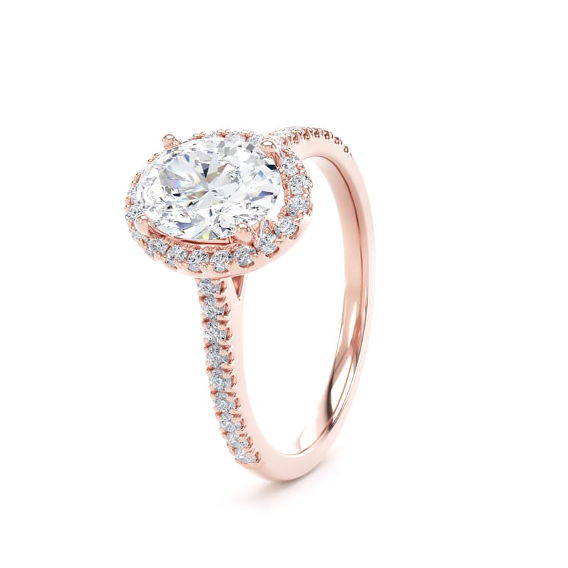 OHW03 Oval Engagement Ring