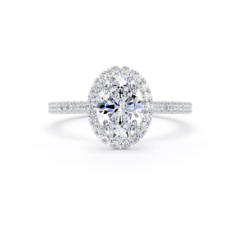 OHW03 Oval Engagement Ring