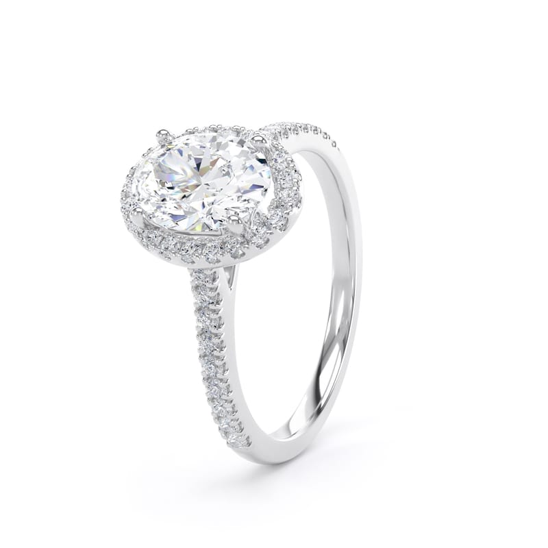 OHW03 Oval Engagement Ring