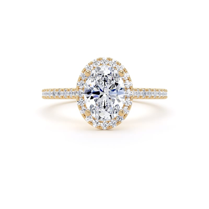 OHW03 Oval Engagement Ring