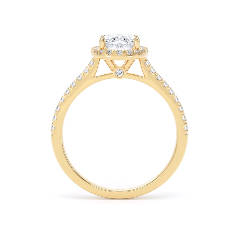 OHW03 Oval Engagement Ring