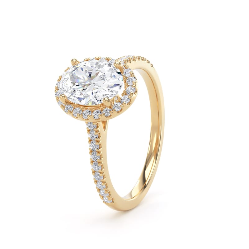 OHW03 Oval Engagement Ring