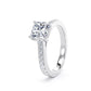 PSG01 Princess Engagement Ring