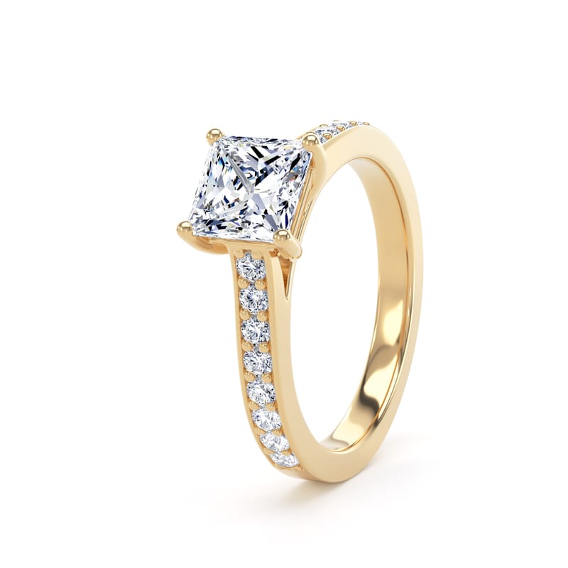 PSG01 Princess Engagement Ring