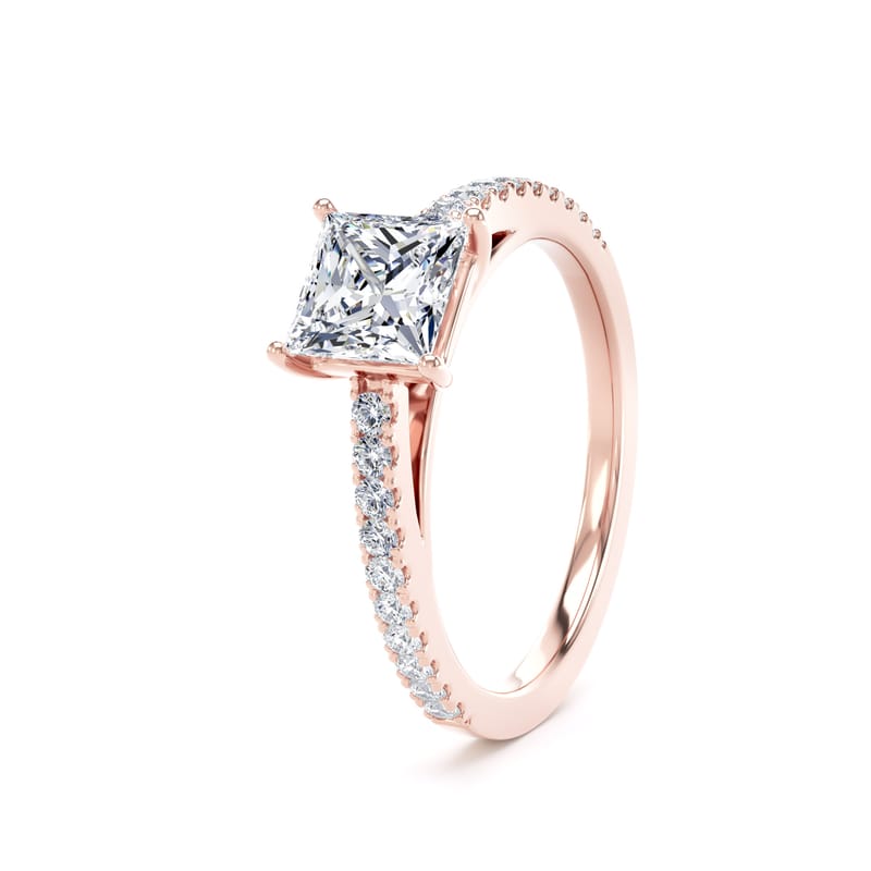 PSW01 Princess Engagement Ring