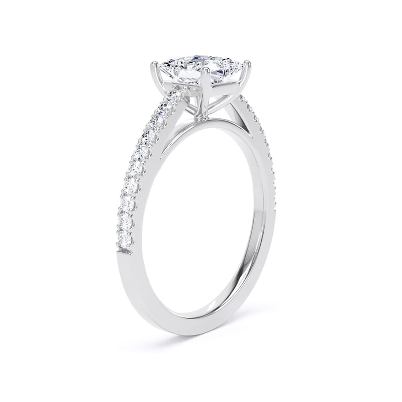 PSW01 Princess Engagement Ring