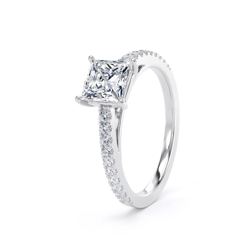 PSW01 Princess Engagement Ring