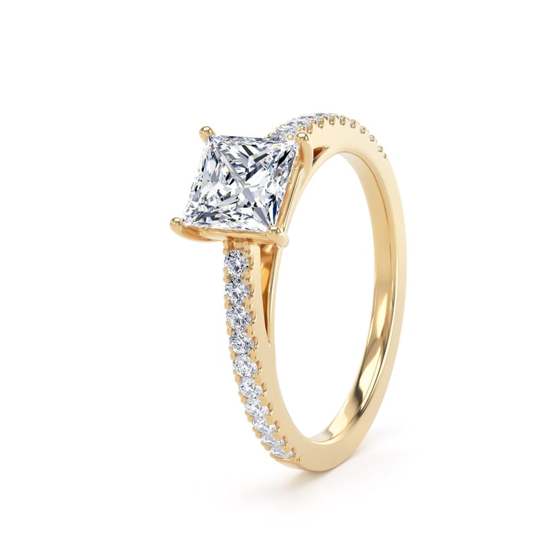 PSW01 Princess Engagement Ring