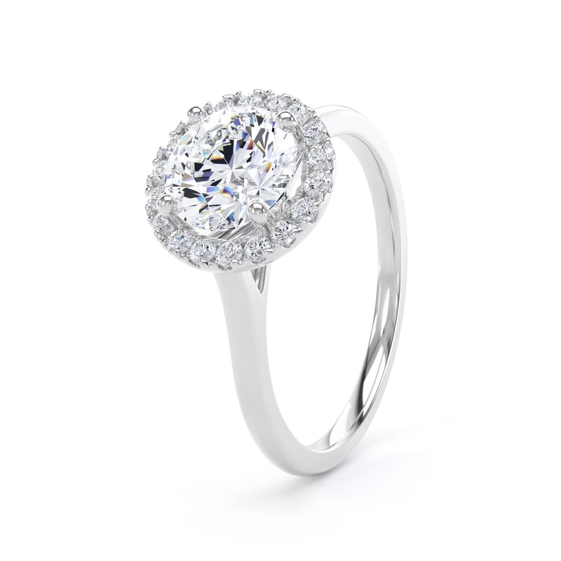 RHP03 Round Engagement Ring