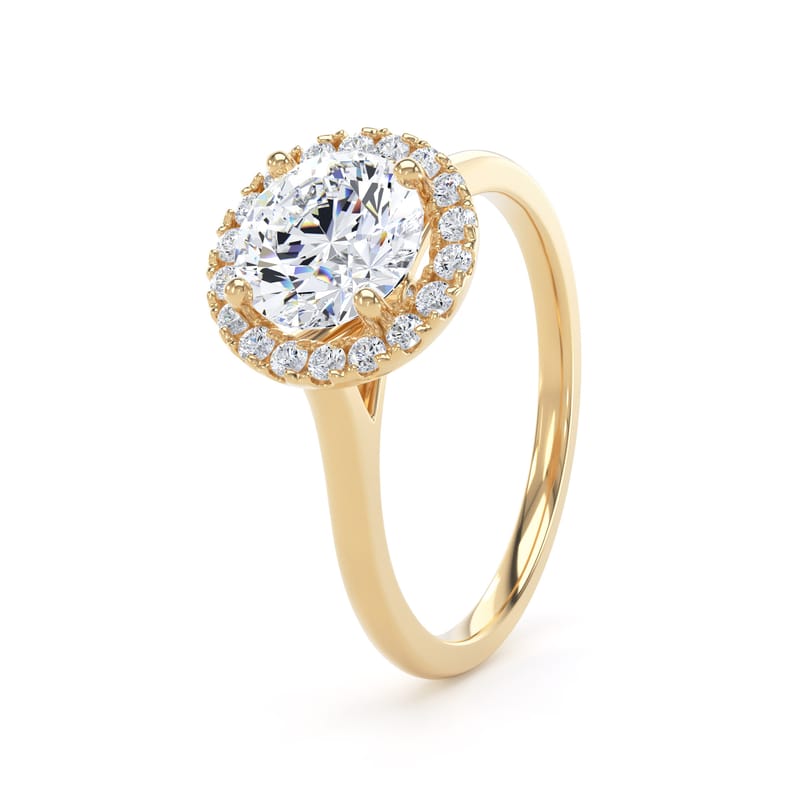 RHP03 Round Engagement Ring