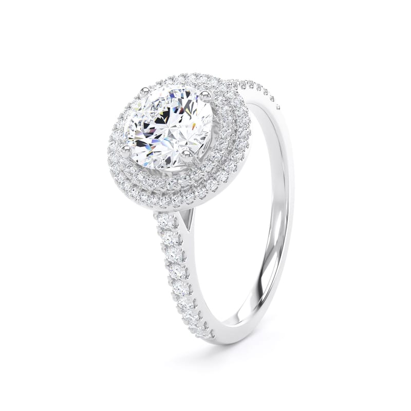 RHW02 Round Engagement Ring
