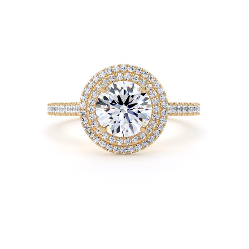 RHW02 Round Engagement Ring
