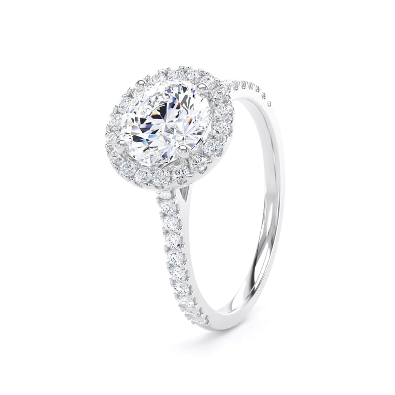 RHW03 Round Engagement Ring