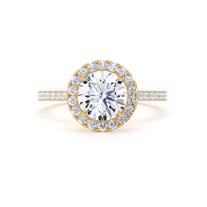 RHW03 Round Engagement Ring