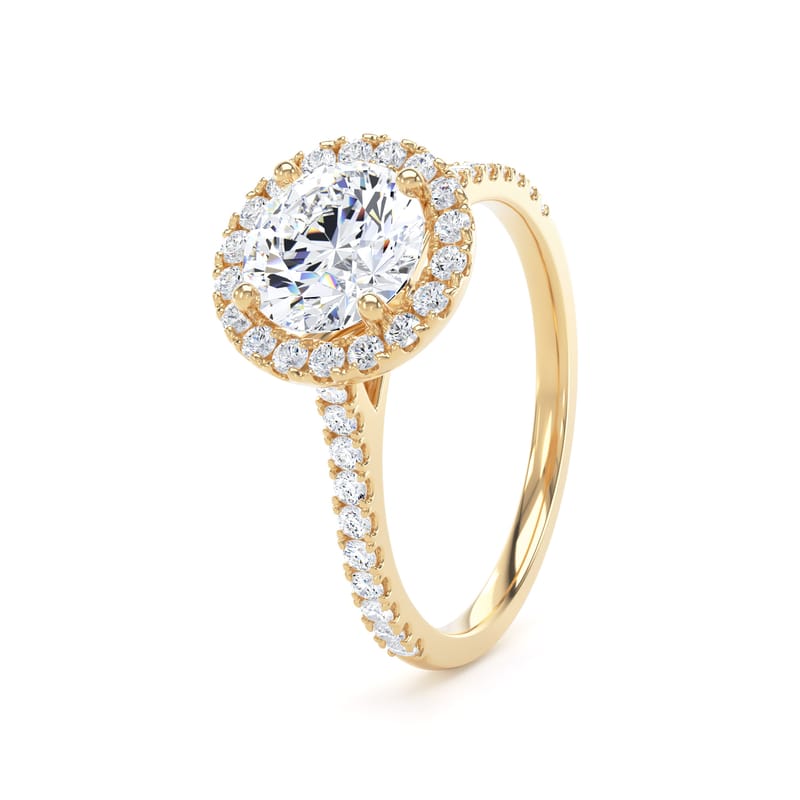 RHW03 Round Engagement Ring
