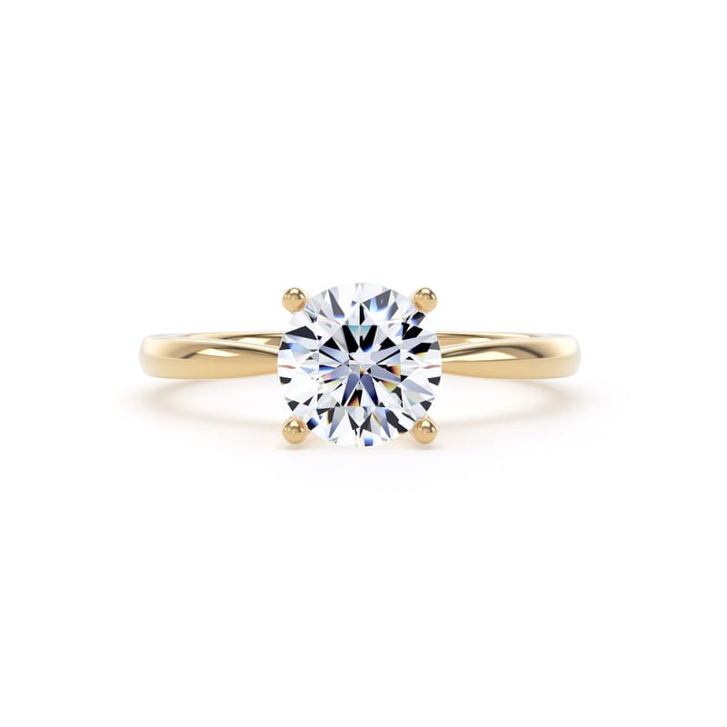 RPP03 Round Engagement Ring