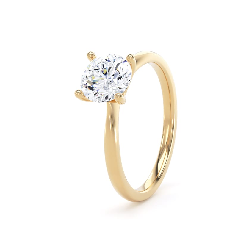 RPP03 Round Engagement Ring