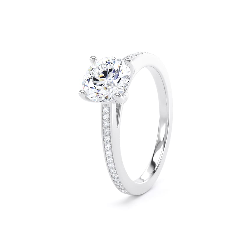 RSG01 Round Engagement Ring