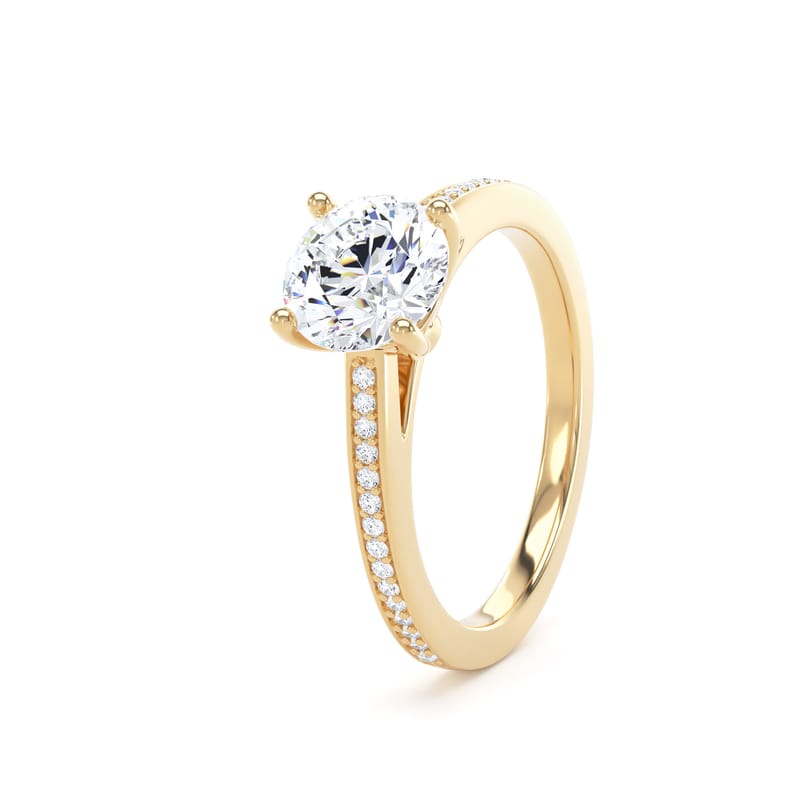 RSG01 Round Engagement Ring