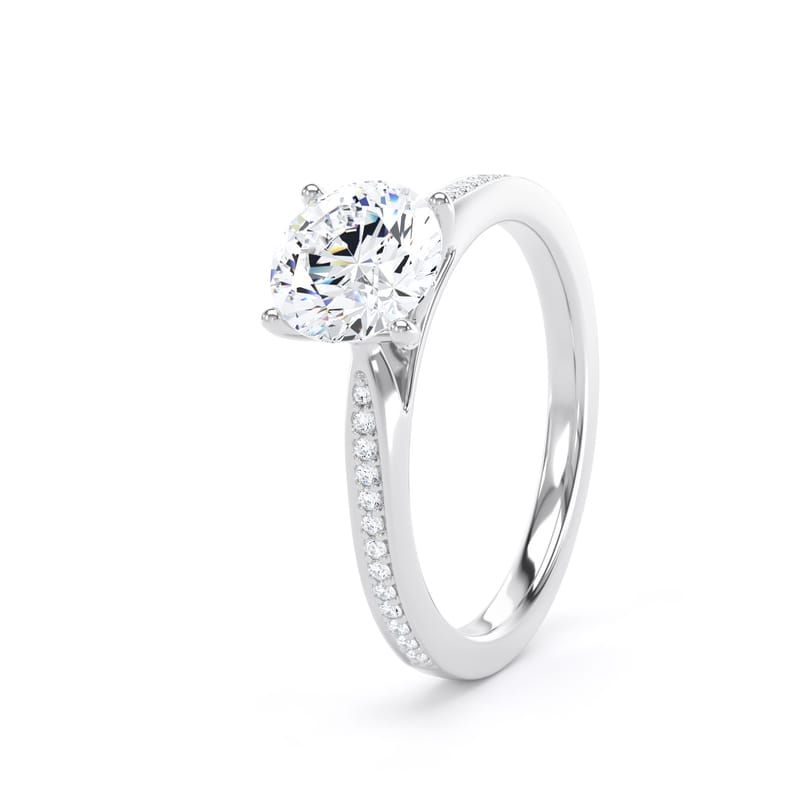 RSG02 Round Engagement Ring