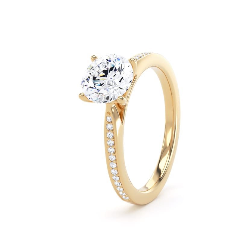RSG02 Round Engagement Ring