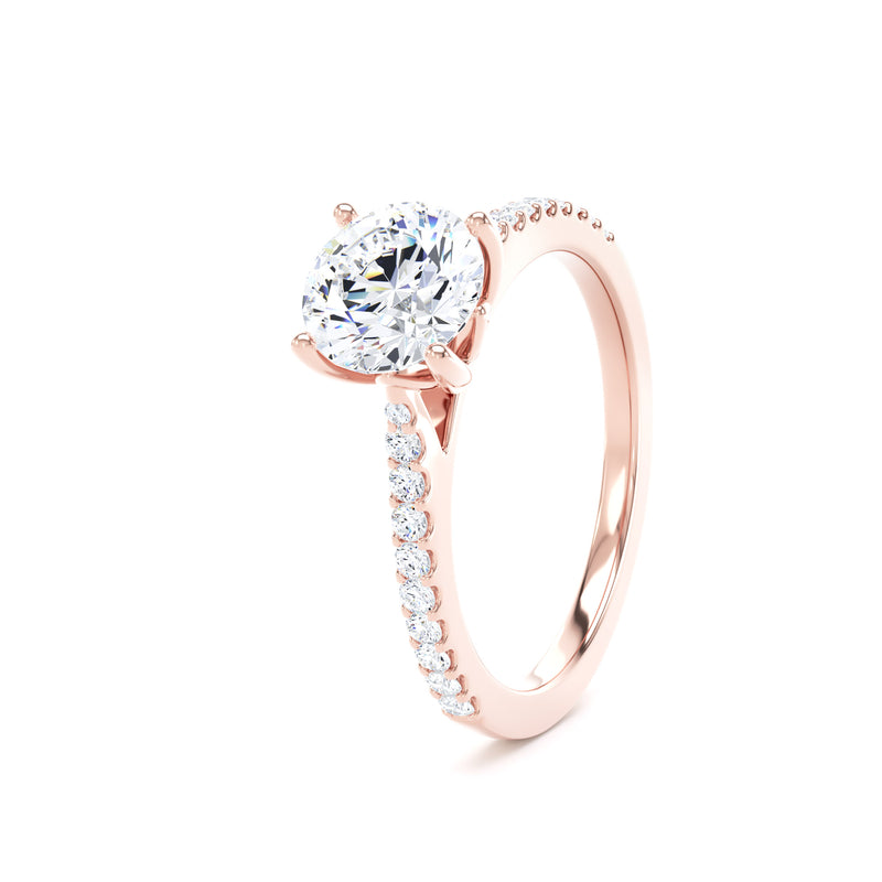 RSW01 Round Engagement Ring