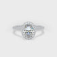 OHP02 Oval Engagement Ring