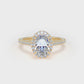 OHW03 Oval Engagement Ring