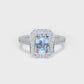 EHG01 Emerald Engagement Ring