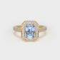 EHG01 Emerald Engagement Ring