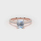 ESC01 Emerald Engagement Ring
