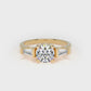 M3R04 Round Engagement Ring
