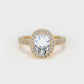 OHG01 Oval Engagement Ring