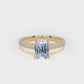 ESC01 Emerald Engagement Ring