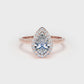 DHP01 Pear Engagement Ring