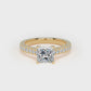 PSG01 Princess Engagement Ring