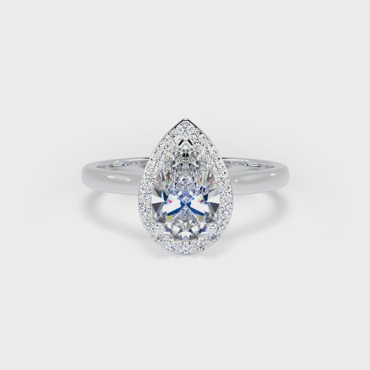 DHP01 Pear Engagement Ring