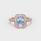 EHG01 Emerald Engagement Ring