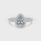 DHW01 Pear Engagement Ring