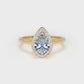 DHP01 Pear Engagement Ring